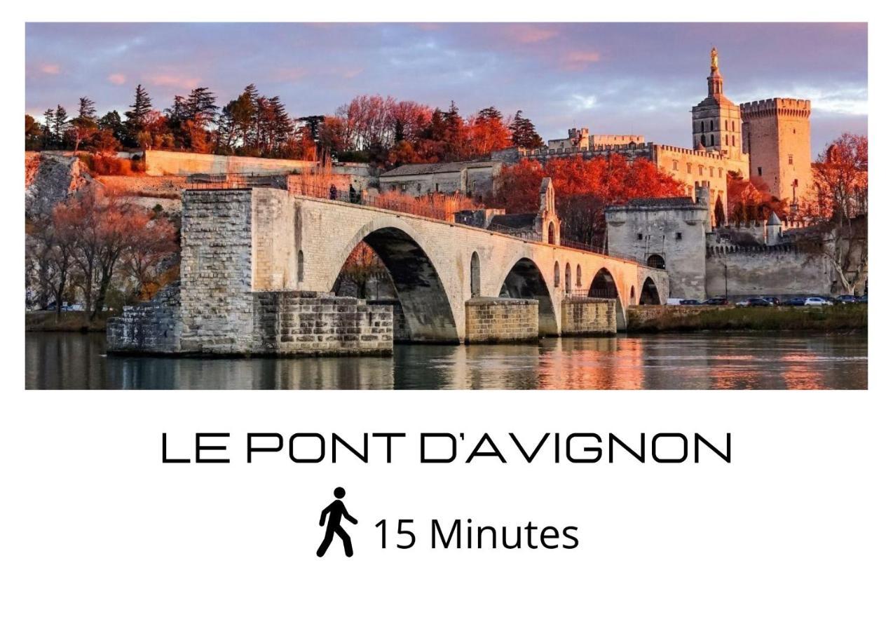 Charmant Studio Tres Bien Situe Aux Remparts อาวีญง ภายนอก รูปภาพ